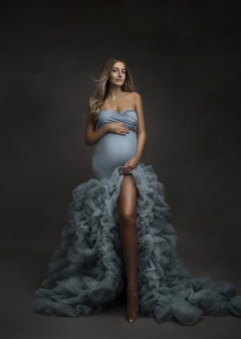 Umstandskleid für Fotoshooting