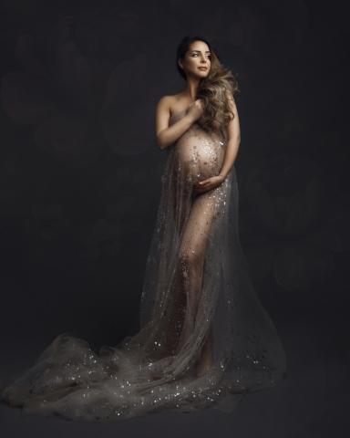 Fotoshooting mit Schwangerschaftsoutfits