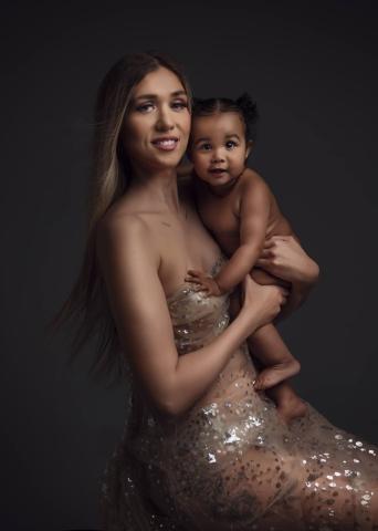 Familien-Fotoshooting im Studio