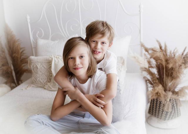 Familien-Fotoshooting zu Hause in Zürich