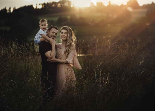 Outdoor familien fotoshooting