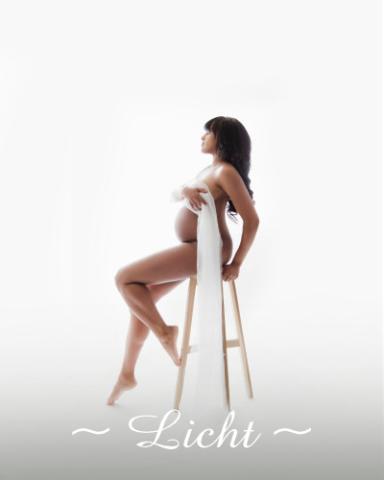 Helles Schwangerschaft Fotografie