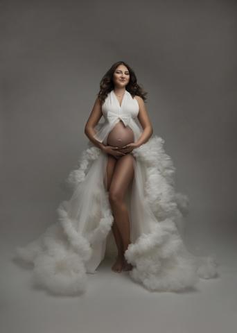 Glamouröse Schwangerschaftsfotografie