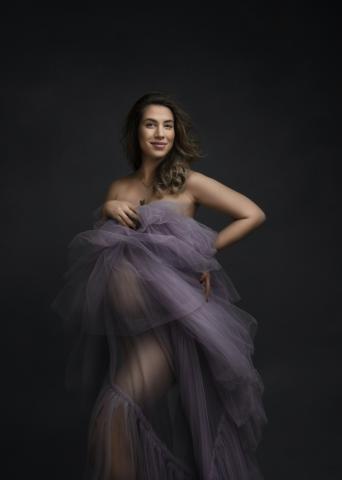 Anspruchsvolles Schwangerschafts-Shooting