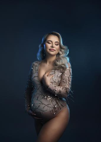 Stilvolles Babybauch-Shooting